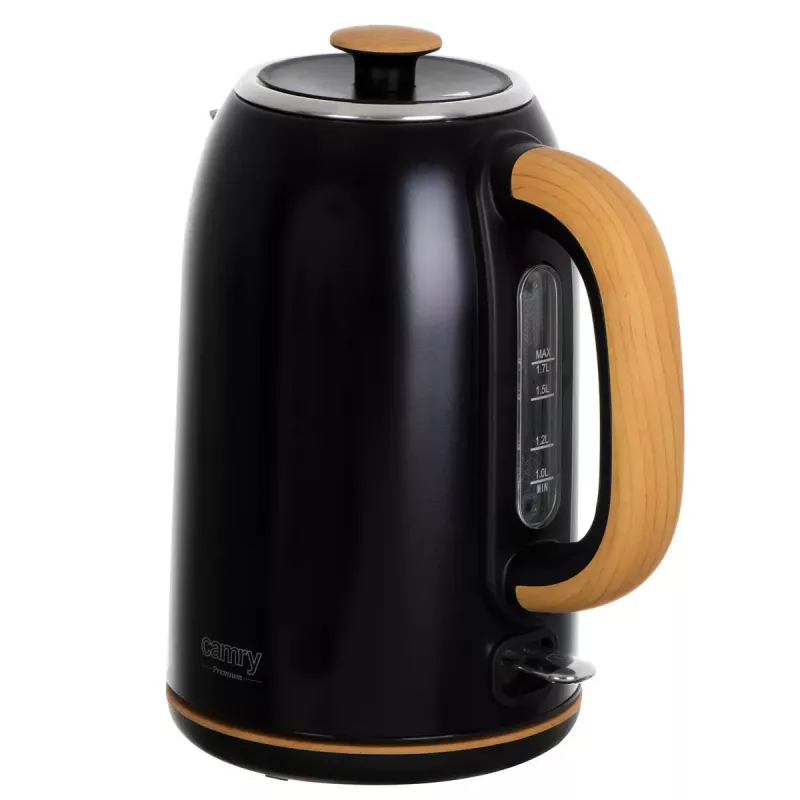 Elektrischer Wasserkocher Adler 1,7 L 2200 W Schwarz