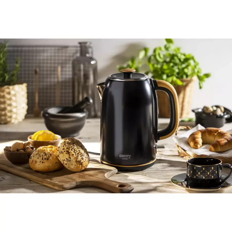 Elektrischer Wasserkocher Adler 1,7 L 2200 W Schwarz