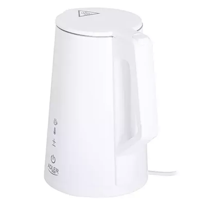 Elektrischer Wasserkocher Adler 1,7 l 1850 W Weiß