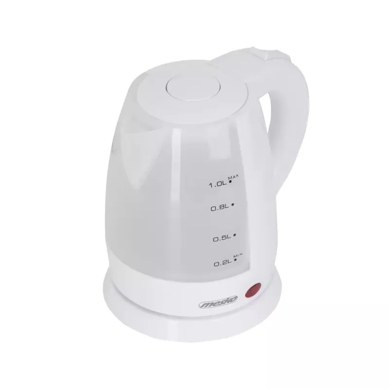 Elektrischer Wasserkocher Mesko 1 L 1600 W Weiß