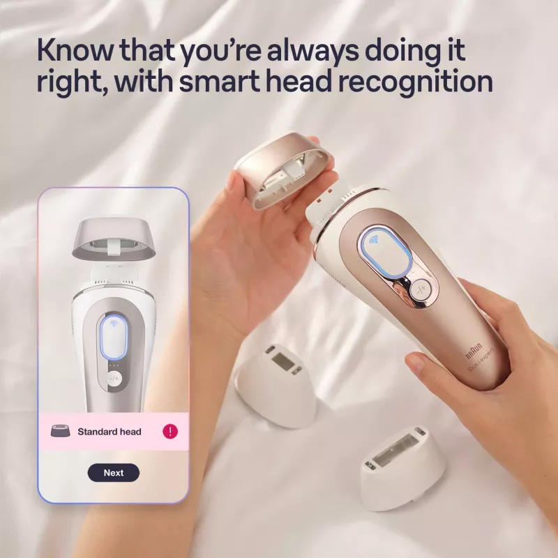 Braun Silk-Expert Pro IPL PL7253 Intense Pulsed Light (IPL) Roségold, Weiß