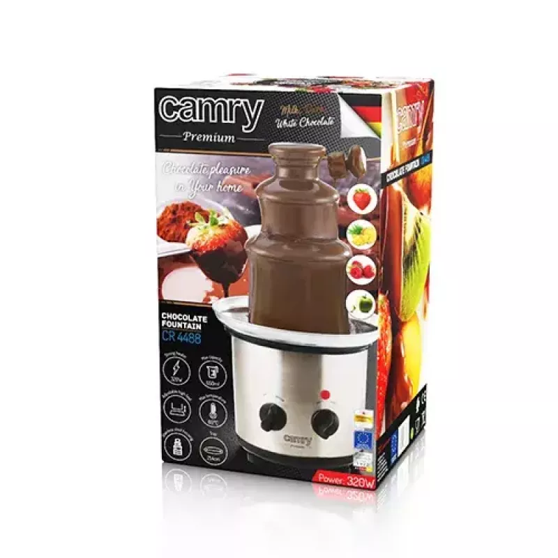 Schokoladenbrunnen Camry Premium CR 4488 Edelstahl 320 W 650 ml