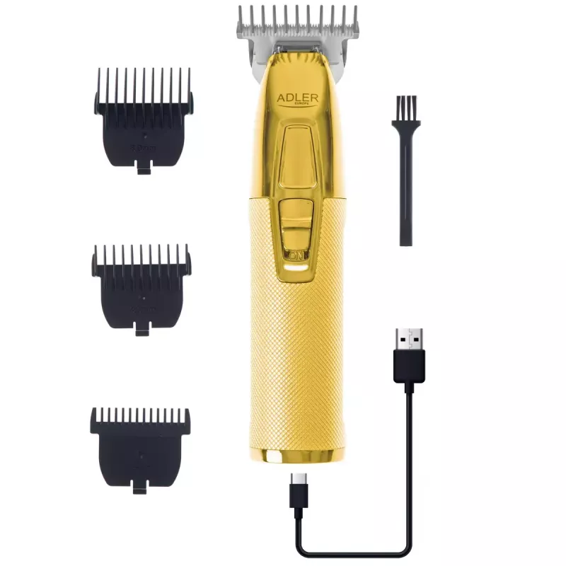 Barttrimmer Adler AD 2836G Batterie 0,9 6 mm Gold