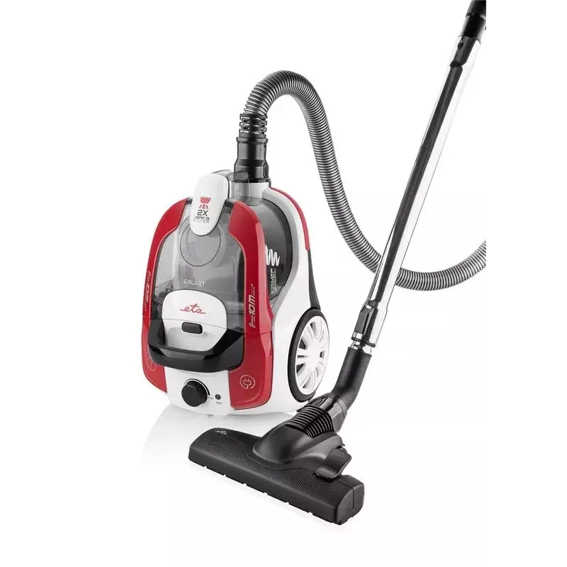 Beutelloser Staubsauger ETA ETA051390000 — 700 W, 2,2 L, HEPA, 70 dB (weiß/rot/schwarz)