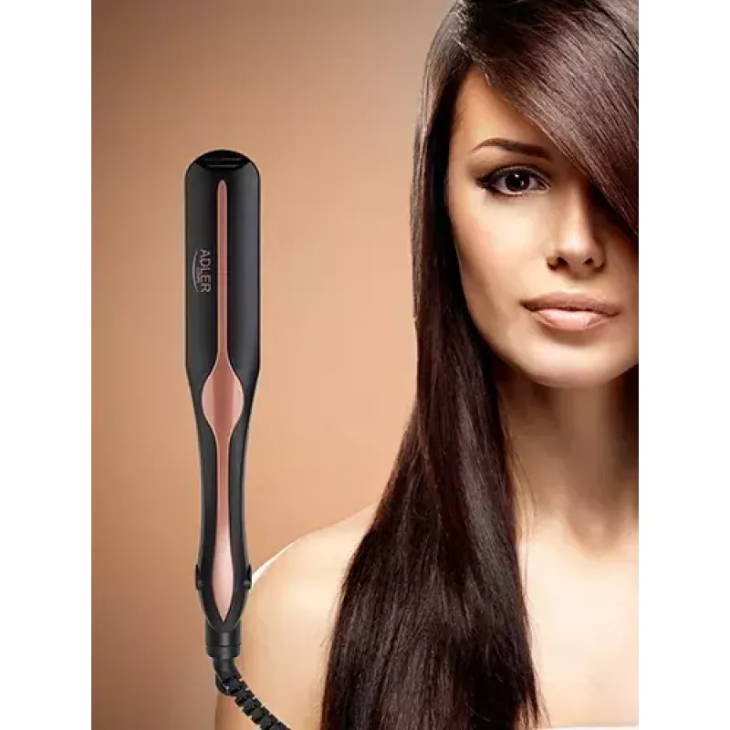 Glätteisen Adler AD 2318 Warm Schwarz Coral 120 W