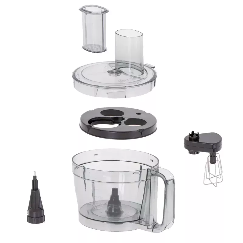 Adler AD 4224 Küchenmaschine, 1000 W, 2-l-Schüssel, 7 Geschwindigkeiten, weiß
