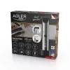 Adler AD 2834 Haarschneidemaschine, 3 mm bis 1,2 cm, 4 Aufsätze, LCD, silber