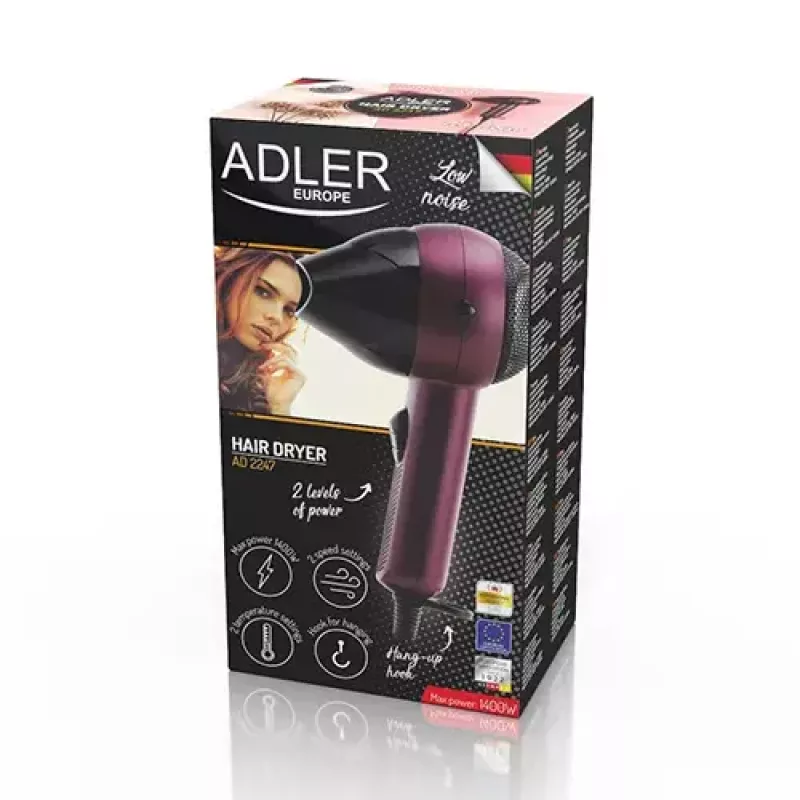 Adler AD 2247 Haartrockner 1400 W Violett