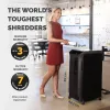 Fellowes AutoMax 600M Papierschredder Mikroschnitt 60 dB 23 cm Schwarz