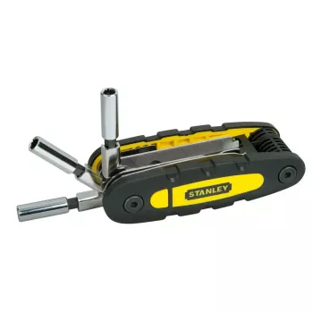 Multitool STANLEY 14-in-1 klappbares Verriegelungswerkzeug, schwarz/gelb, 14 Funktionen