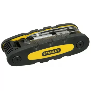 Multitool STANLEY 14-in-1 klappbares Verriegelungswerkzeug, schwarz/gelb, 14 Funktionen