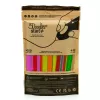 3DOODLER 3D-Druck-Filamentpackung Start+ 250 Stück, 2,5 mm Durchmesser, kompostierbare fluoreszierende Farben (Neonrot, Orange, Grün, Gelb, Pink)