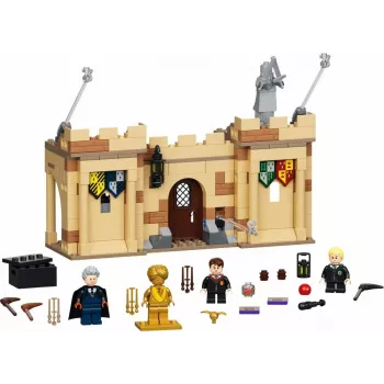 LEGO Harry Potter Set Hogwarts Erste Flugstunde 76395 mit Harry und Draco Minifiguren