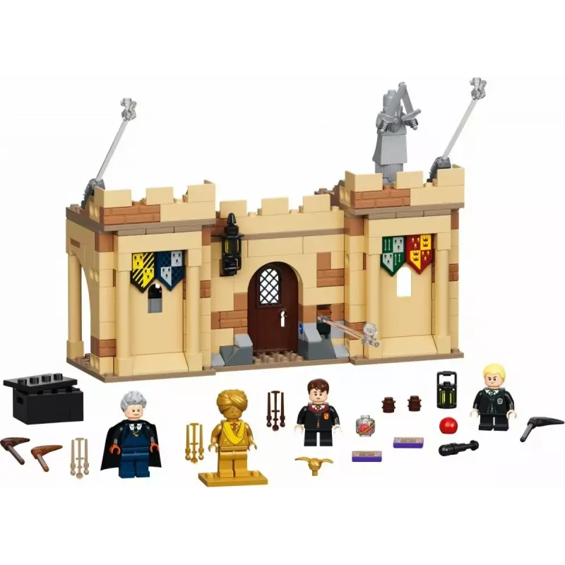 LEGO Harry Potter Set Hogwarts Erste Flugstunde 76395 mit Harry und Draco Minifiguren