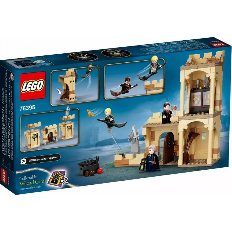 LEGO Harry Potter Set Hogwarts Erste Flugstunde 76395 mit Harry und Draco Minifiguren