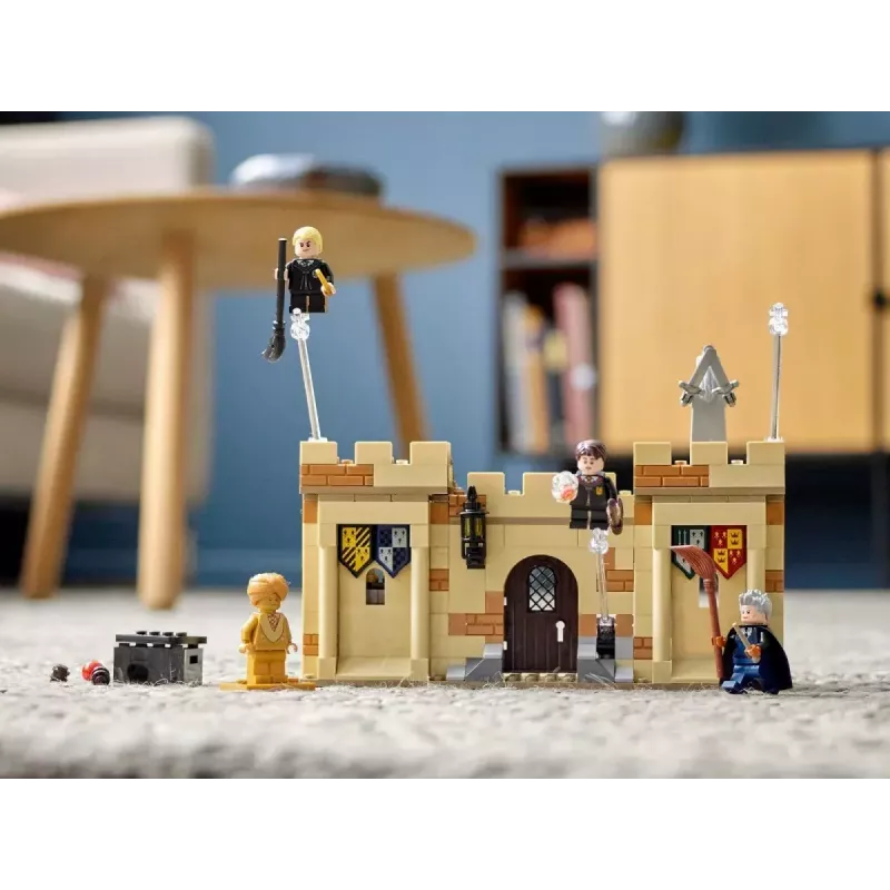 LEGO Harry Potter Set Hogwarts Erste Flugstunde 76395 mit Harry und Draco Minifiguren