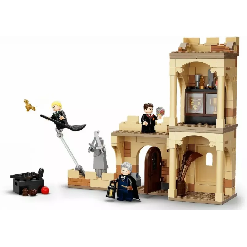 LEGO Harry Potter Set Hogwarts Erste Flugstunde 76395 mit Harry und Draco Minifiguren