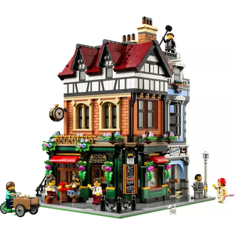 LEGO Icons Bauset 10350 Tudor Corner House — 3.266 Teile, 8 Minifiguren, Alter 18+, 260×250×310 mm