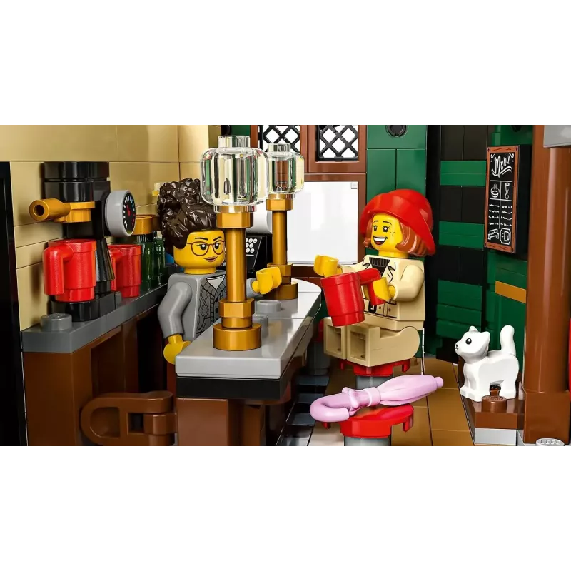 LEGO Icons Bauset 10350 Tudor Corner House — 3.266 Teile, 8 Minifiguren, Alter 18+, 260×250×310 mm