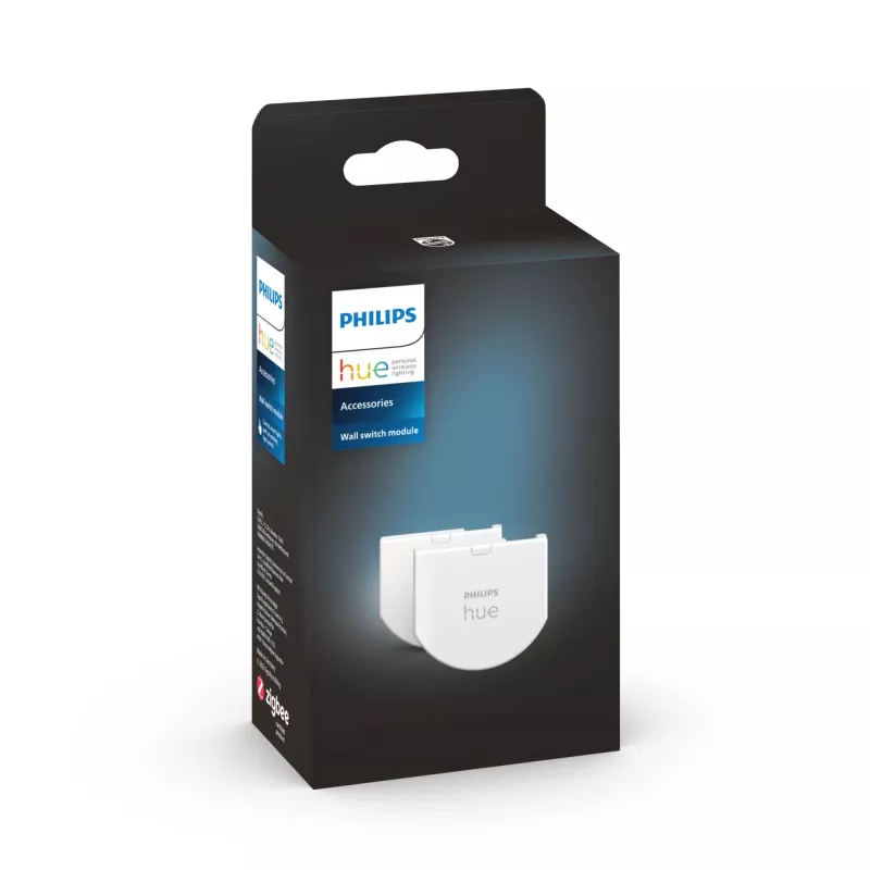Philips Hue Wandschaltermodul 2er-Pack, Kabellos, Weiß, IP20, Kunststoff, IP20, III