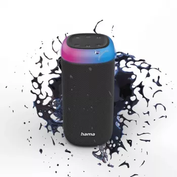 Hama Shine 2.0 Stereo tragbarer Lautsprecher Schwarz 30 W