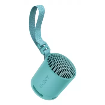 Sony SRS-XB100 - Kabelloser tragbarer Bluetooth-Lautsprecher, robust IP67 wasserdicht & staubdicht, 16 Stunden Akku, umweltfreundlich, Outdoor und Reise in Blau