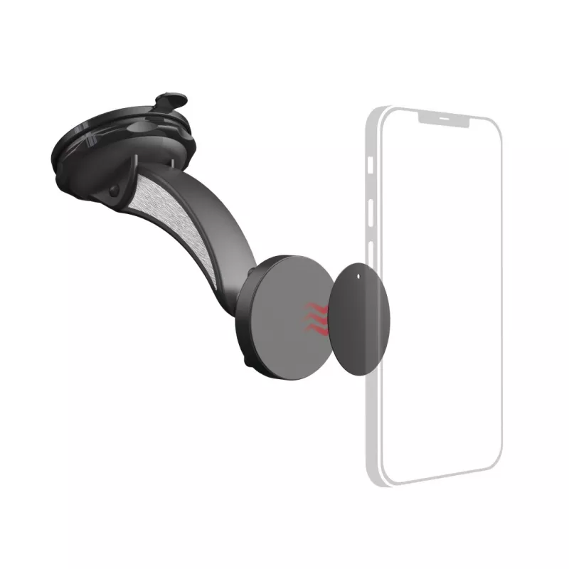 Passive Halterung Hama Magnet 00201512 Schwarz für Mobiltelefon/Smartphone