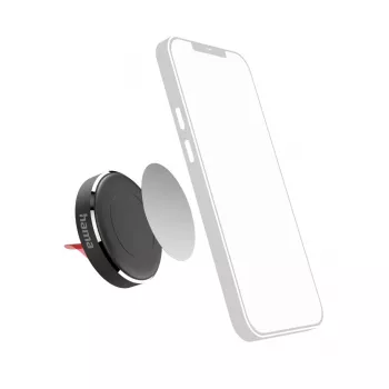 Passive Halterung Hama Magnet 00201518 Schwarz Mobiltelefon Smartphone