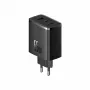 Schnellladegerät Baseus Cube Pro 65W – 3 Anschlüsse (2× USB-C, 1× USB-A), 110–240 V, AC Innenbereich, universelle Kompatibilität, schwarz, 0,154 kg