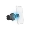 Hama FC10 Flex-Set Smartphone Anthrazit Zigarettenanzünder Kabelloses Laden Schnellladung Auto