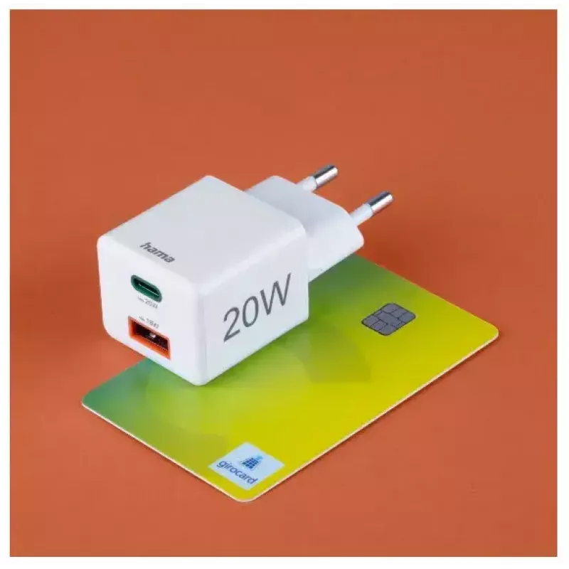 Hama 00201991 Ladegerät für Mobilgeräte Headset, Powerbank, Smartphone, Tablet Weiß AC Schnellladung Indoor