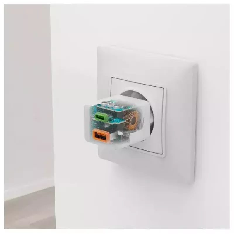 Hama 00201991 Ladegerät für Mobilgeräte Headset, Powerbank, Smartphone, Tablet Weiß AC Schnellladung Indoor