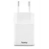 Hama 00201991 Ladegerät für Mobilgeräte Headset, Powerbank, Smartphone, Tablet Weiß AC Schnellladung Indoor