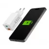 Hama 00201993 mobiles Ladegerät Mobiltelefon, Laptop, Smartphone, Tablet Weiß AC-Schnellladung Innenbereich