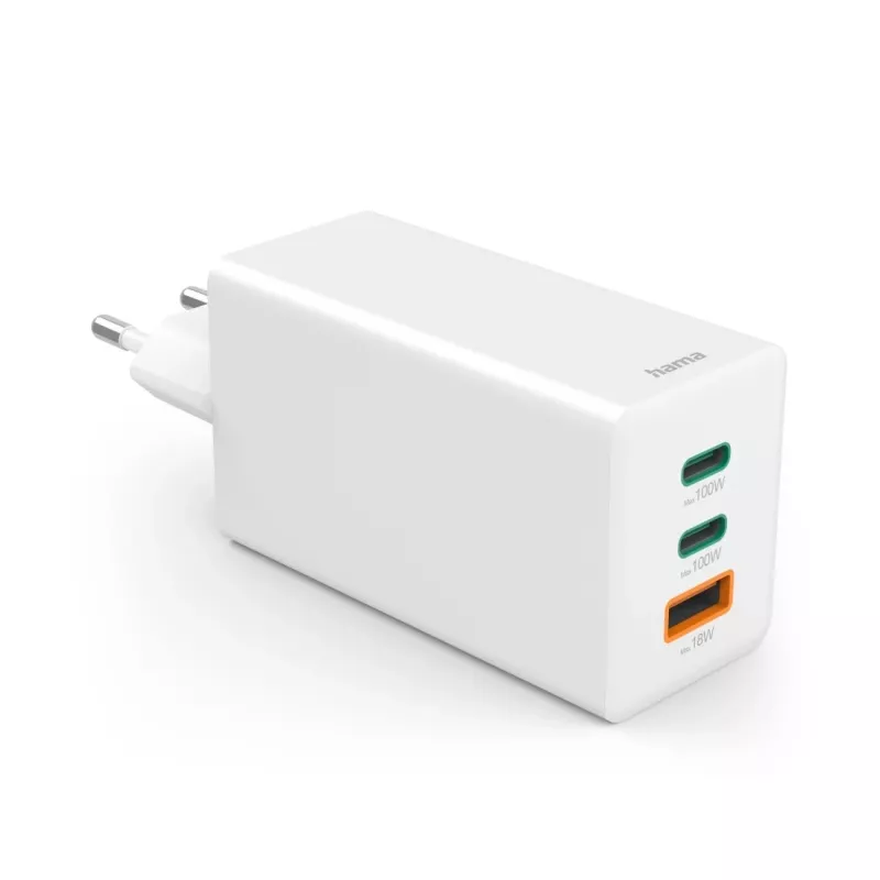 Hama 00201997 mobiles Ladegerät Laptop, Smartphone, Tablet Weiß AC Schnellladung Innenbereich