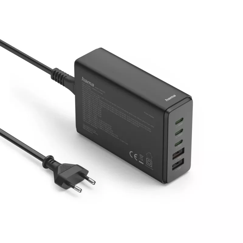 Hama 00201978 Ladegerät für mobile Geräte Laptop, Powerbank, Smartphone, Tablet Schwarz AC Schnellladung Indoor