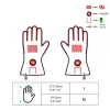 Handschuhe Glovii GDBXL Polyester Echtleder Motorradfahren Erwachsene
