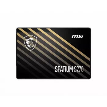 2.5-Zoll SATA III SSD MSI SPATIUM S270 240GB — 3D NAND, 6 Gbit/s, 400 MB/s