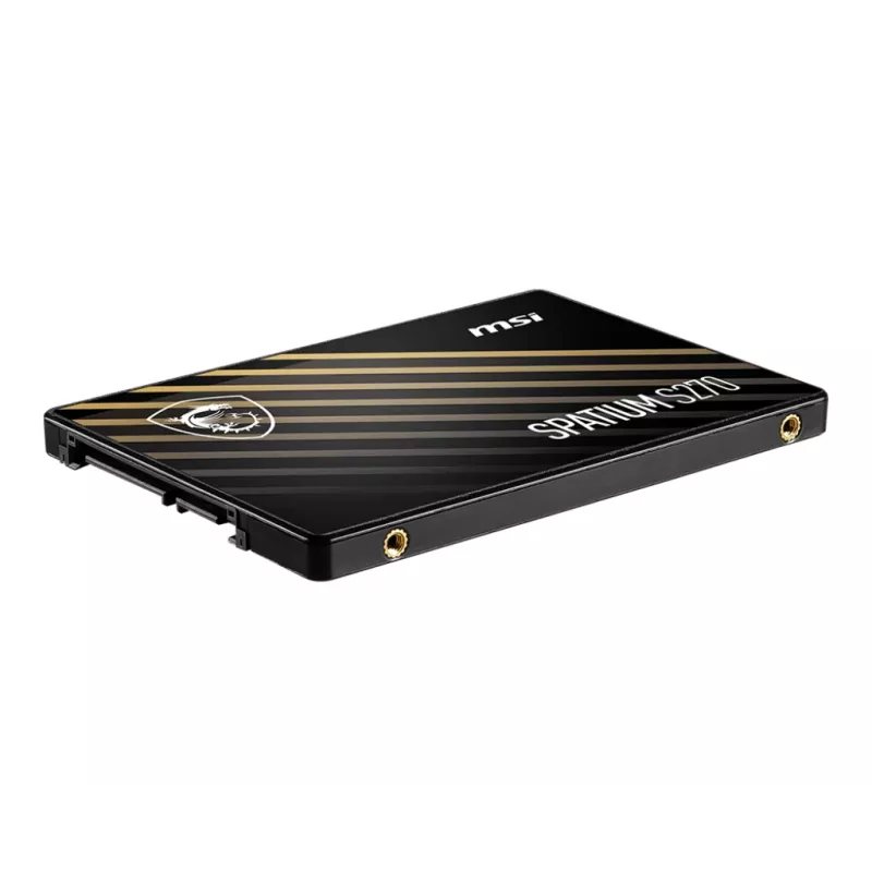 2,5 Zoll SATA III SSD MSI SPATIUM S270 960 GB – 500 MB/s Lesen, 450 MB/s Schreiben, 3D-NAND