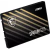 2,5 Zoll SATA III SSD MSI SPATIUM S270 480 GB — 3D NAND, 450 MB/s Schreiben, 2 Mio. Stunden MTBF