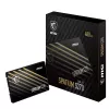 2,5 Zoll SATA III SSD MSI SPATIUM S270 480 GB — 3D NAND, 450 MB/s Schreiben, 2 Mio. Stunden MTBF