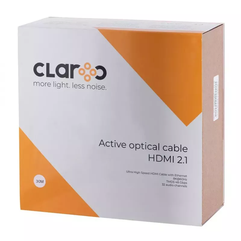 HDMI-Kabel claroc FEN-HDMI-21-30M — 30 m, HDMI 2.1, 8K 120Hz-Unterstützung