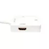 Videokabel-Adapter LogiLink CV0045A 0,15 m Weiß