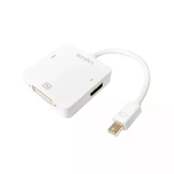 Videokabel-Adapter LogiLink CV0045A 0,15 m Weiß