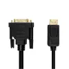 Videokabel-Adapter LogiLink CV0130 1 m DisplayPort DVI Schwarz