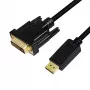 Videokabel-Adapter LogiLink CV0130 1 m DisplayPort DVI Schwarz