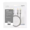 Audiokabel LogiLink CA1206 3m 2xCinch Stecker Schwarz