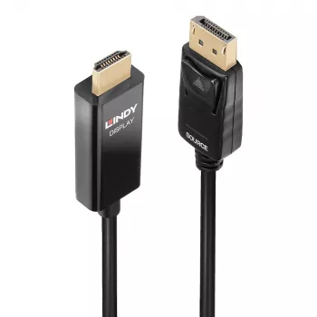 Lindy 2m aktives DisplayPort-zu-HDMI-Kabel mit HDR