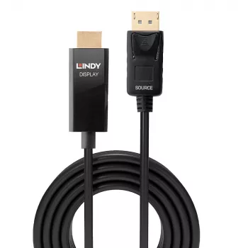 Lindy 2m aktives DisplayPort-zu-HDMI-Kabel mit HDR