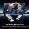 DisplayPort-Kabel Unitek C1626GY01-2M, DisplayPort 2.1 Stecker–Stecker, 2 m, 80 Gbit/s, 16K@60Hz, 4K@240Hz, HDR, HDCP 2.2